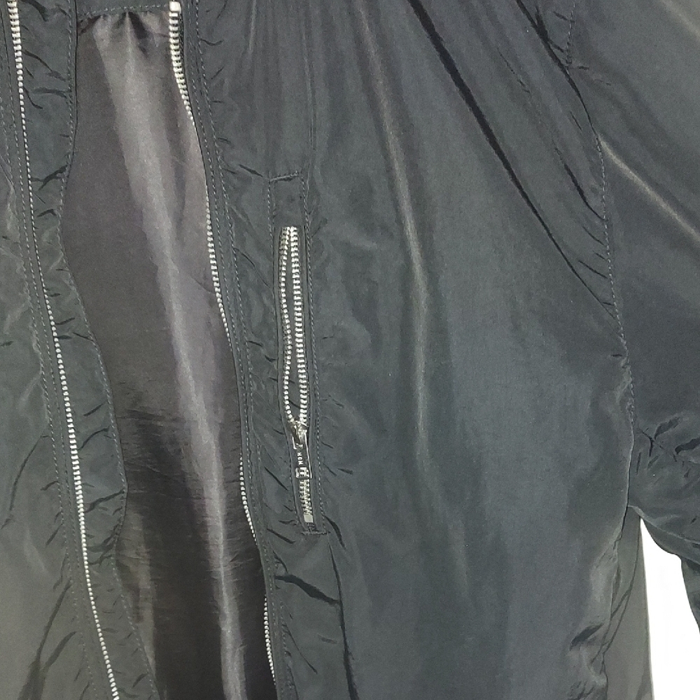 H&M Classic Black Bomber Jacket - Picture 5 of 15